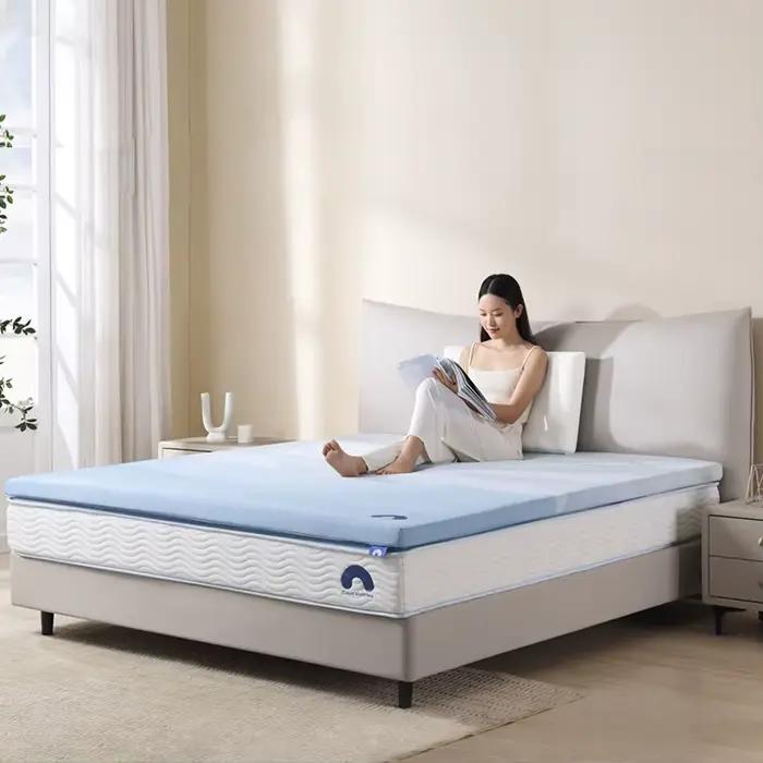Matelas d'hôtel, lit Double, meubles de maison, ensemble de matelas à ressorts ensachés hybrides pou