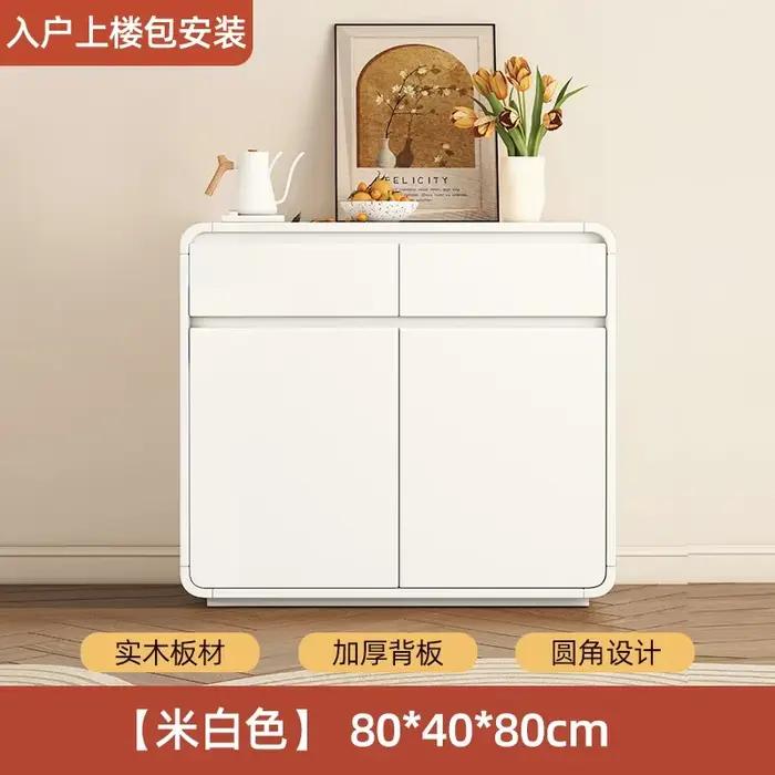 Commode de luxe minimaliste, armoire de rangement cachée esthétique de qualité supérieure, armoires 