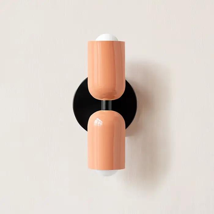 Applique Murale Colorée au Design Nordique Minimaliste Moderne, Luminaire Décoratif d'Nik, Idéal pou