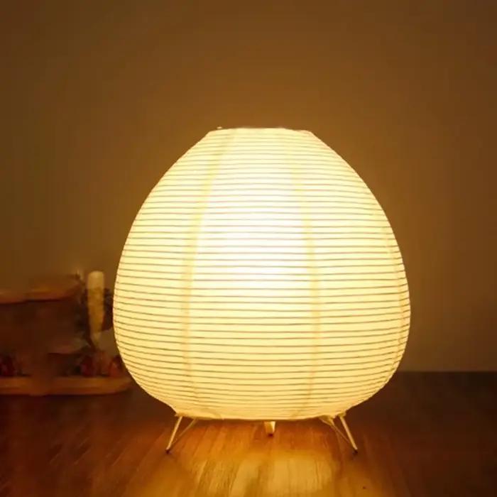 Lanterne japonaise lampe de Table Led salon chambre chevet papier de riz lumières étude chez l'habit