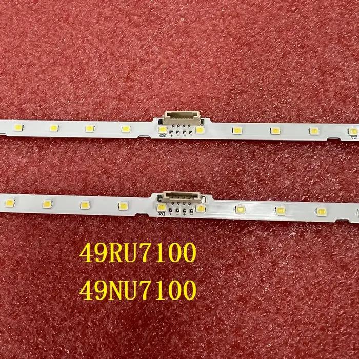 Bande de rétro-éclairage LED, 2 pièces, pour Samsung UE49RU7100 UN49RU7100 UE49NU7100 UN49NU7100 UA4