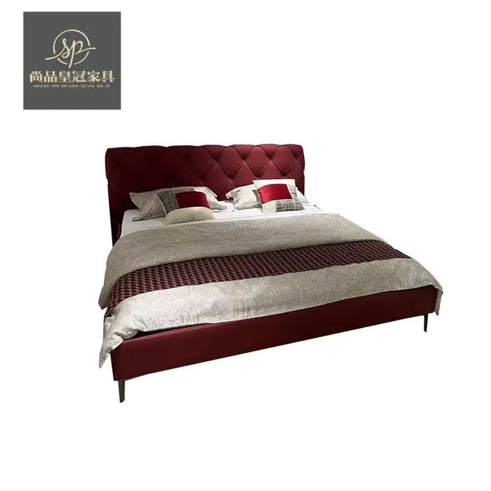 Cadres lit Double esthétique Unique rembourrage têtes De lit lit King dormir Cama De Lujo Para dorto