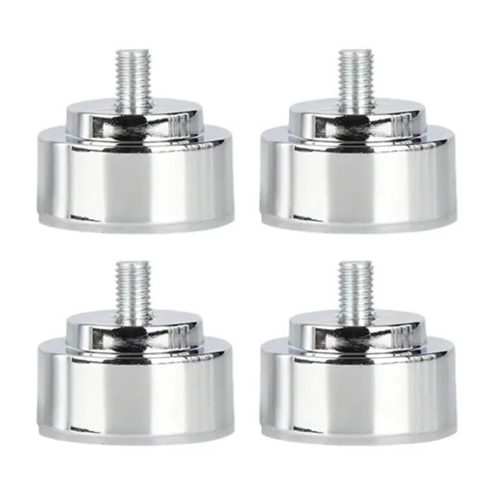 4 pièces de pieds de lit filetés M10, pieds de support réglables pour meubles, armoires, tables à ma