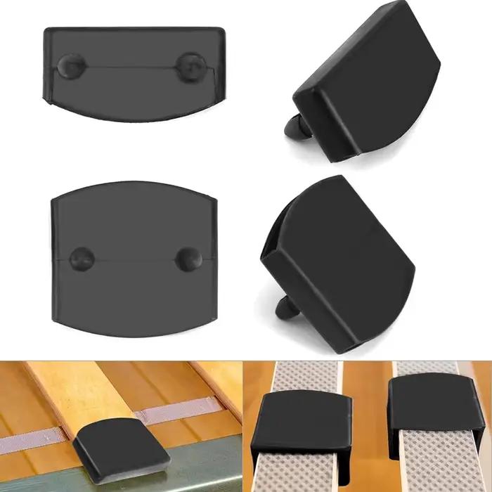 Embouts en plastique, 10 pièces, supports à lattes latérales et centrales, connecteur, accessoires d