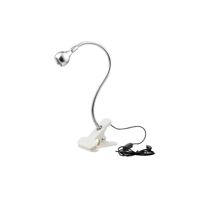 Lampe de Table Flexible USB lampe d'alimentation lecture livre lumière avec support pince étude lamp