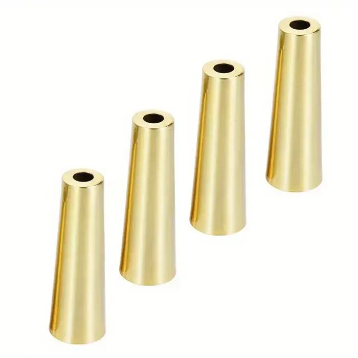 Couvre-pieds en fer conique pour cylindre de meubles, 100mm, pointe en cuivre, capuchon de protectio