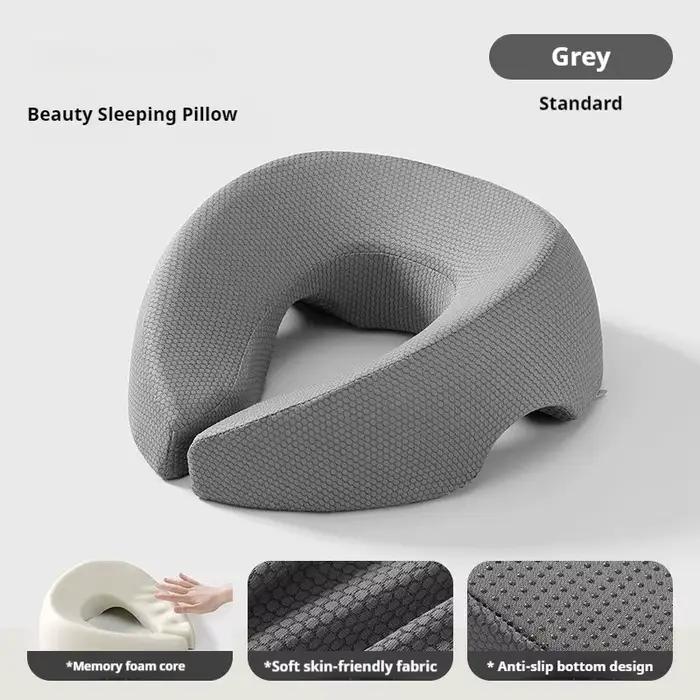 Oreiller ergonomique pour le visage, oreiller couché, respirant, repose-tête, Support, repose-visage