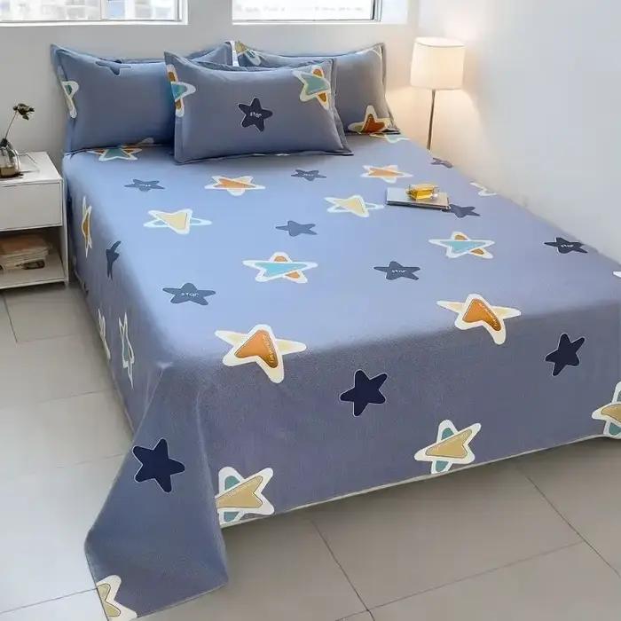 Ensemble de draps à motifs tendance pour toutes les saisons, en microfibre Super douce, double, Quee