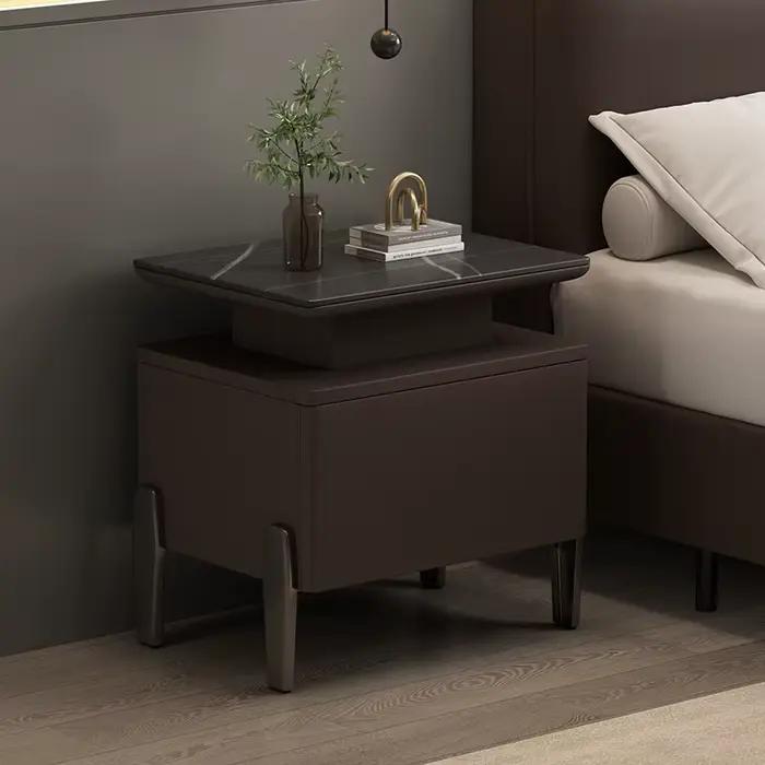 Table De chevet De luxe à la mode minimaliste esthétique européenne universelle Table De chevet Uniq