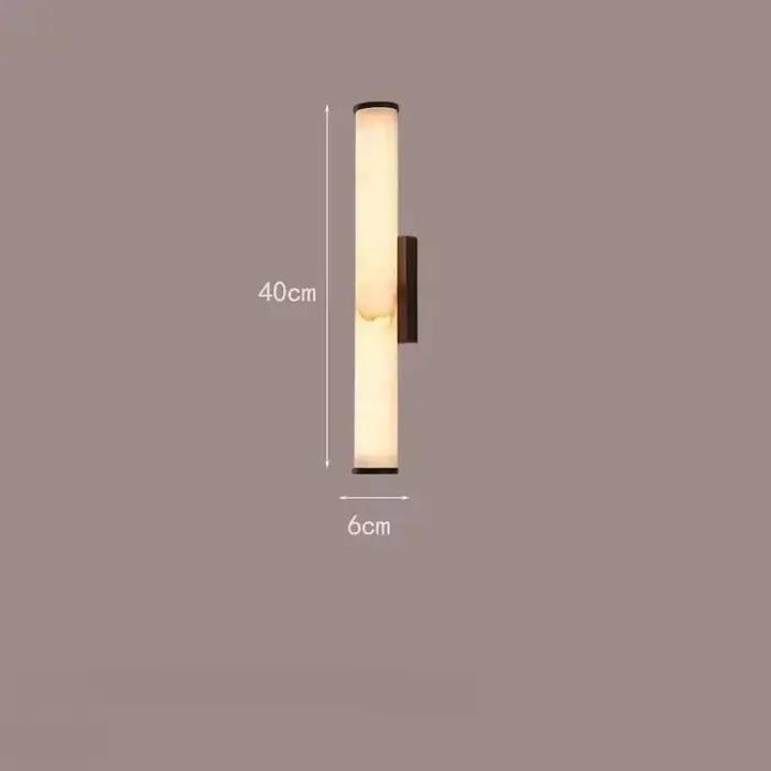 Lampe murale moderne de luxe haut de gamme en imitation marbre, design simple, pour salon, chambre à