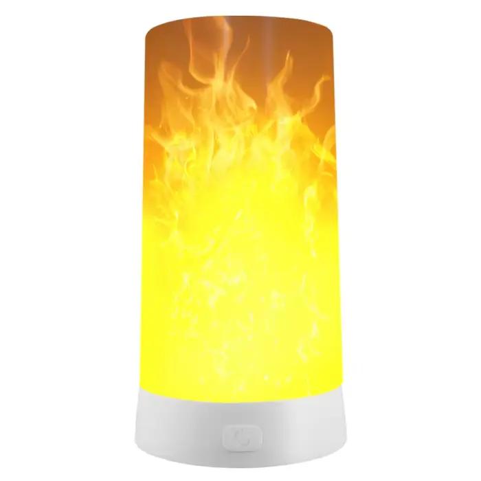 LED lampes à flamme pour chambre simulée flamme veilleuses lampes à lave barre intérieure Ktv décora