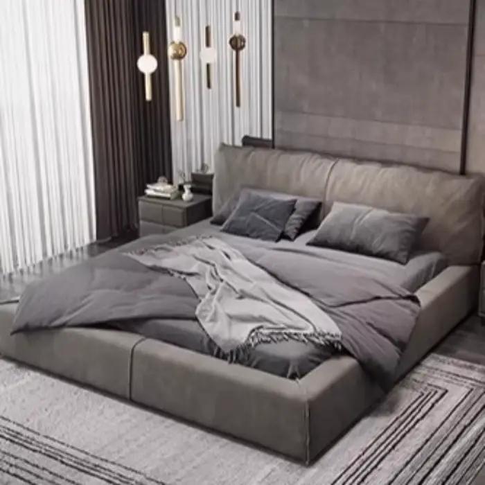 Lit Double esthétique cadre fantaisie dormir enfants têtes de lit moderne Muebles Para El Hogar cham
