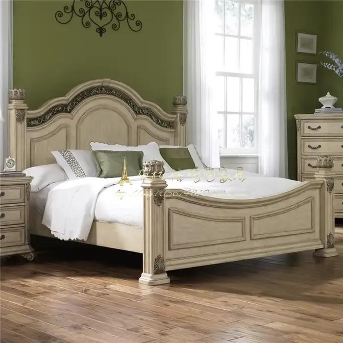 Cadre Queen Size lits organisateur nordique tables de nuit lit minimaliste chambre Unique Muebles Pa