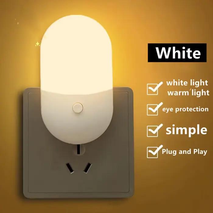 Lampe de chevet veilleuse EU US Plug LED veilleuse AC 85 V-265 V chambre lampe cadeau pour enfants m