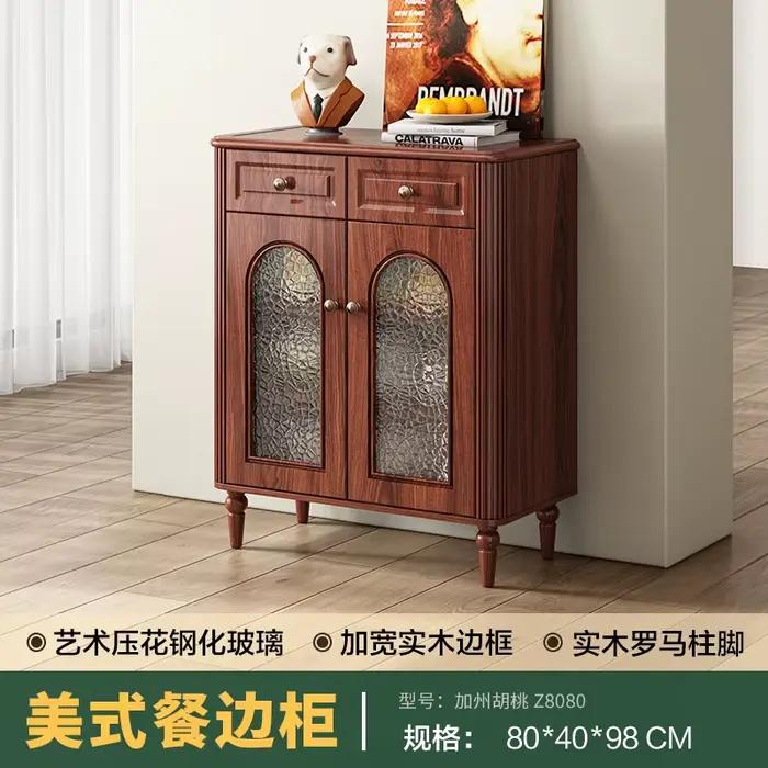 Armoire de rangement avec fonction d'affichage, style nordique, industriel, moderne, pour salon, arm