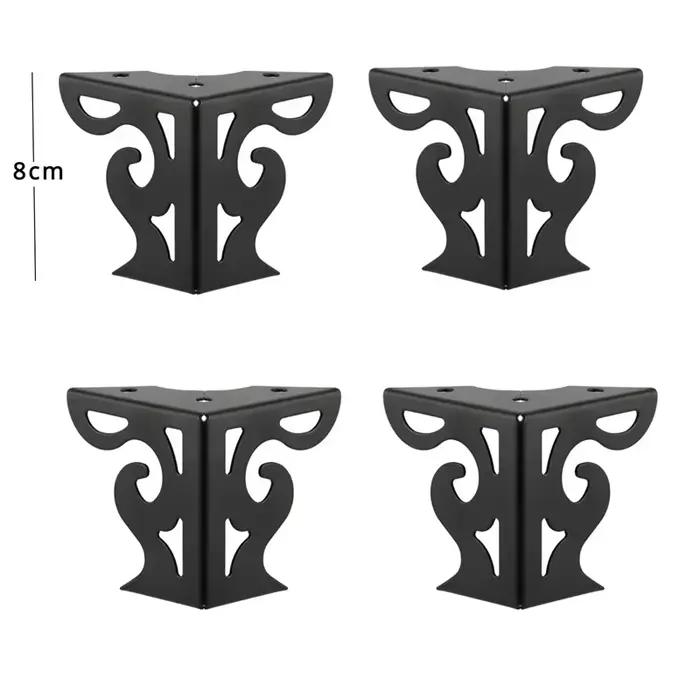 Pieds de canapé évidés de style européen, pieds de meubles modernes, finition 256, armoire de table,