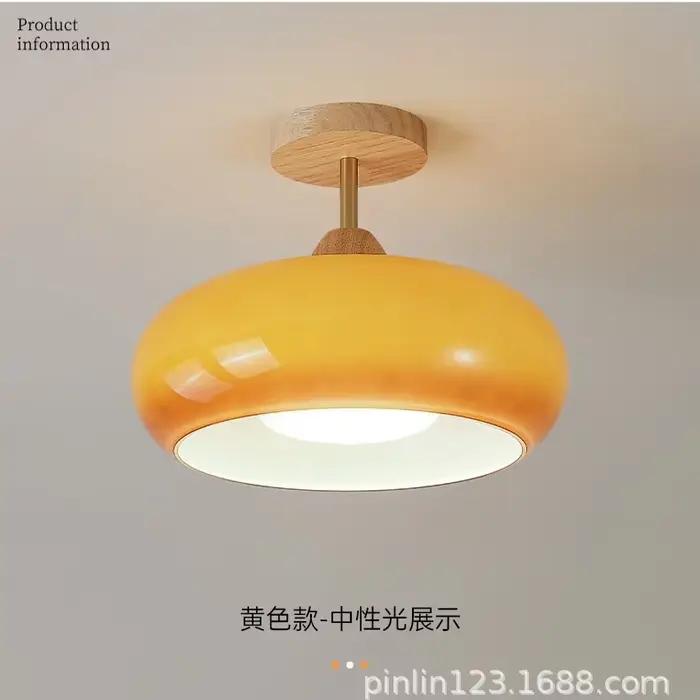 Plafonnier style crème pour balcon, vestiaire, chambre, salle à manger, entrée, éclairage domestique