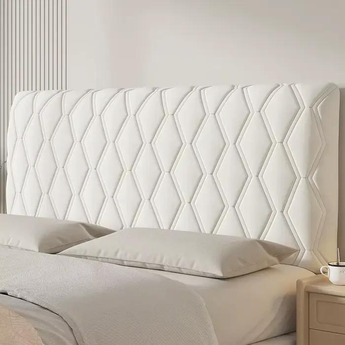 Housse de tête de lit en coton épais, protection universelle anti-collision pour dossier de lit, hou