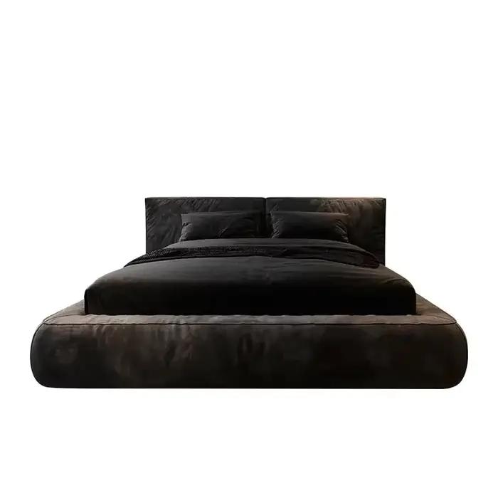 Lits modernes et uniques sous rangement, tables de nuit, cadres de lit Queen Size, tête de lit de lu