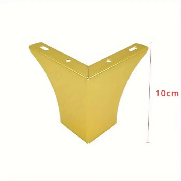 4 pièces Pack pieds de meubles pieds de meubles minimalistes pieds de canapé en métal remplacement c