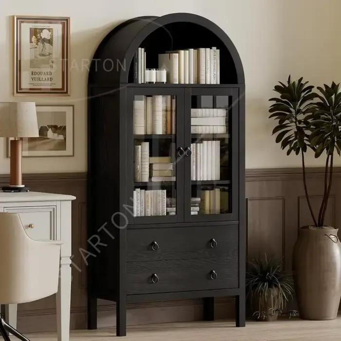Armoire arquée de 71 pouces de hauteur, armoire de rangement moderne, armoire de garde-manger de cui