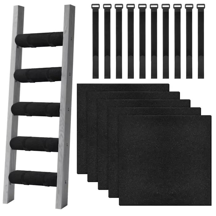 Coussinets d'échelle de lit superposé, ensemble de couverture en mousse, antidérapant, absorbe les c