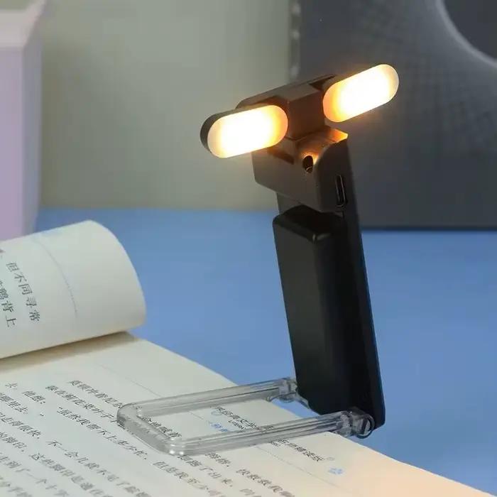 Lampe de lecture, lampe de livre rechargeable par USB pour lire la nuit au lit, lampe de marque-page