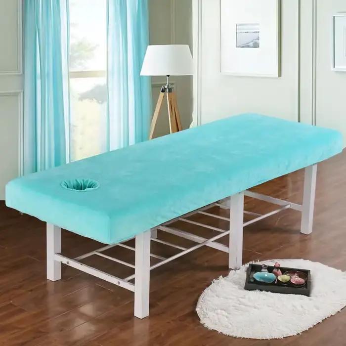 Nouveau couvre-lit épais en velours cristal couvre-lit de beauté Simple couverture de lit de Massage