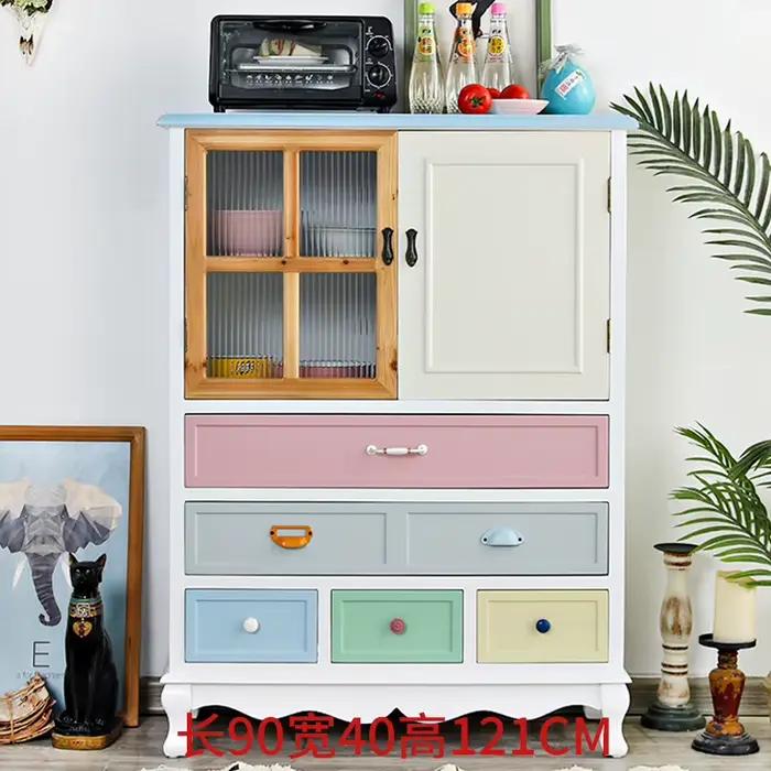 Armoire De Salon sur pied anti-poussière Cube multi-usages maison classeur entrée américaine Muebles