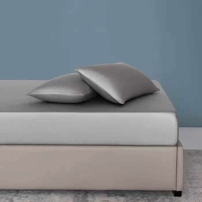 Ensemble de 3 pièces, drap-housse et taie d'oreiller 100% bambou, housses de matelas ajustables avec
