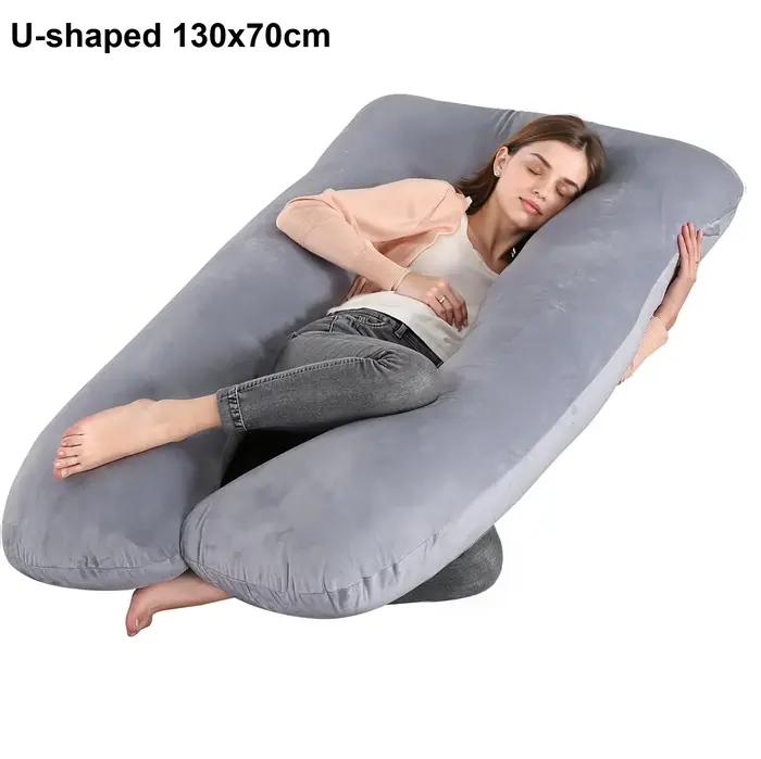 Oreillers de grossesse pour dormir, oreiller de maternité en forme de G pour tout le corps avec hous