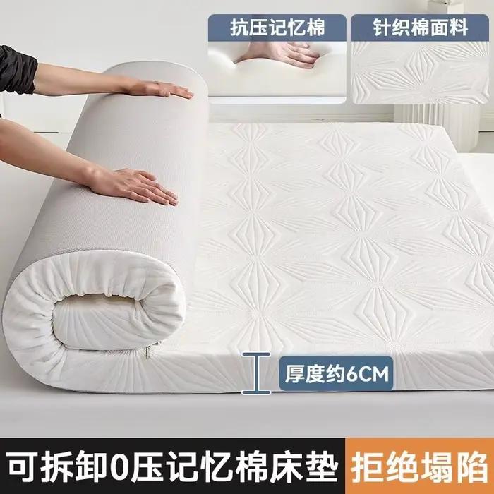 Matelas en mousse à mémoire de forme Tatami, pliable, à rebond lent, en éponge, pour lit, tailles Tw