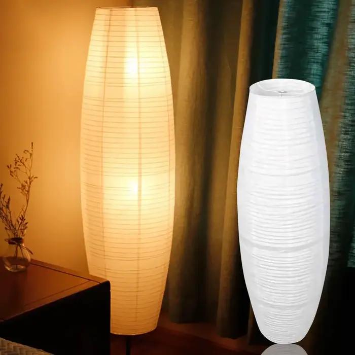 1 abat-jour en papier pour lampe de chevet, abat-jour d'angle pour lampe sur pied, couverture de lam