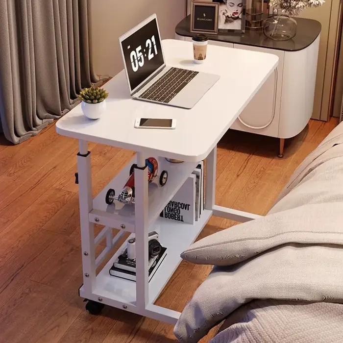 Bureau sur pied multicouche réglable en hauteur, bureau d'ordinateur en bois, poste de travail, Tabl