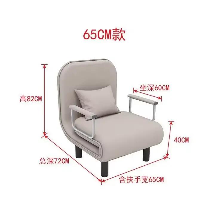 Canapé-lit pliant multifonction, fauteuil inclinable de loisirs, tissu respirant, paresseux, pour sa