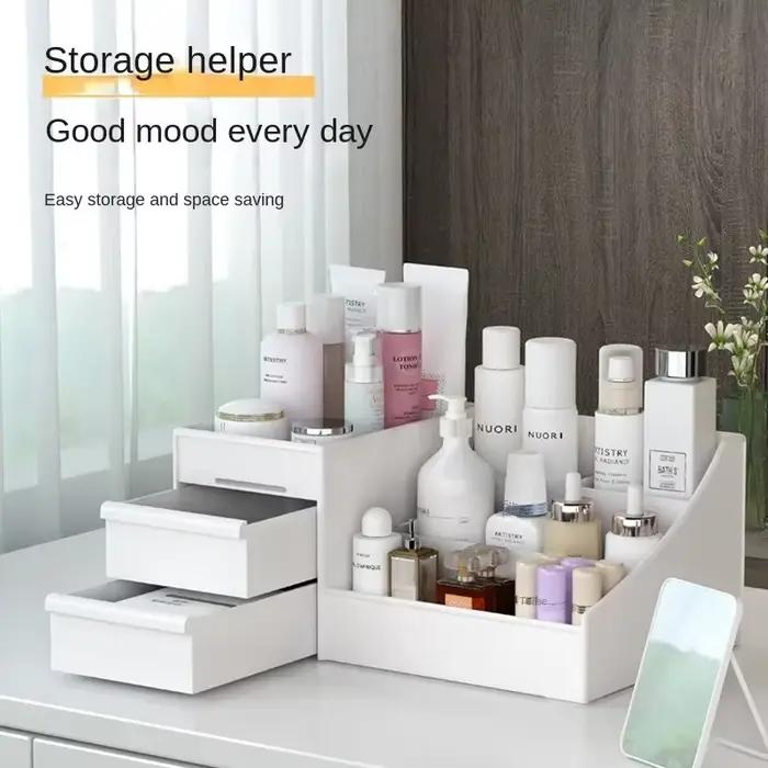 Boîte de rangement de cosmétiques à tiroir