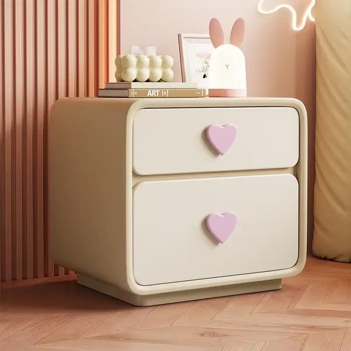 Esthétique mignon chevet rangement fille luxe Kawaii Table