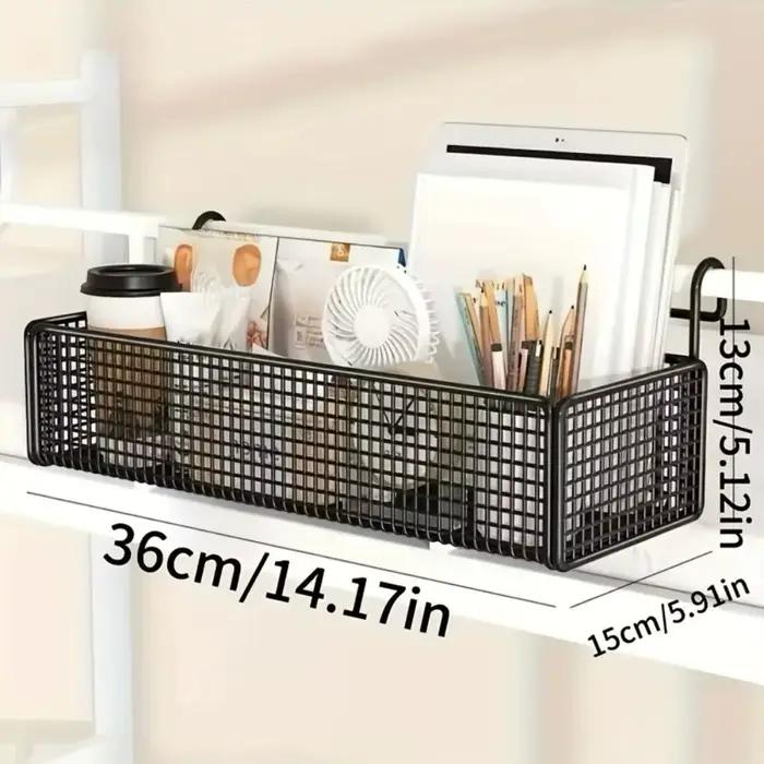 Panier de rangement de chevet en fer
