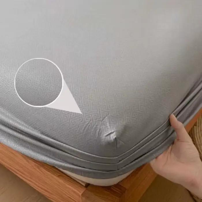 Protège-matelas antibactérien doux et hypoallergénique pour lit Queen/King