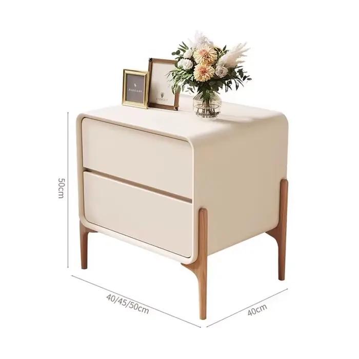 Table de nuit de rangement minimaliste pour chambre à coucher
