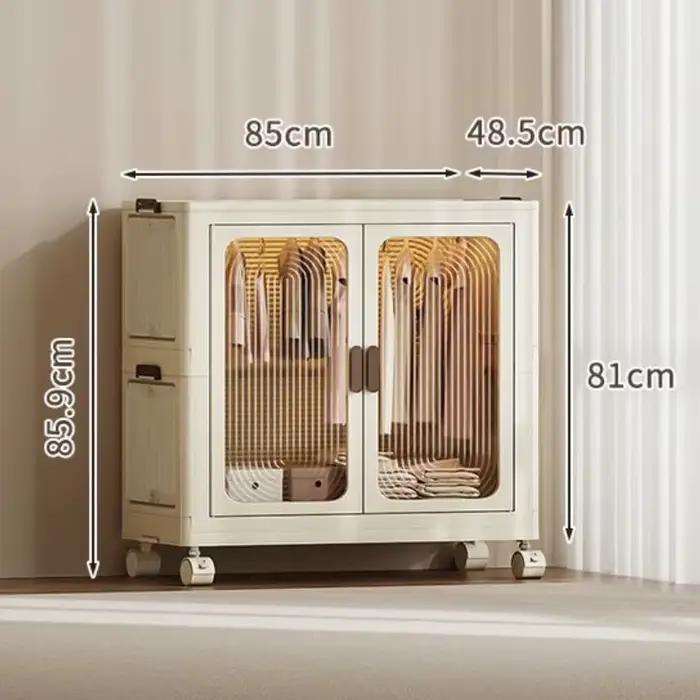 Boîte empilable armoire grand support moderne organisateur de chambre