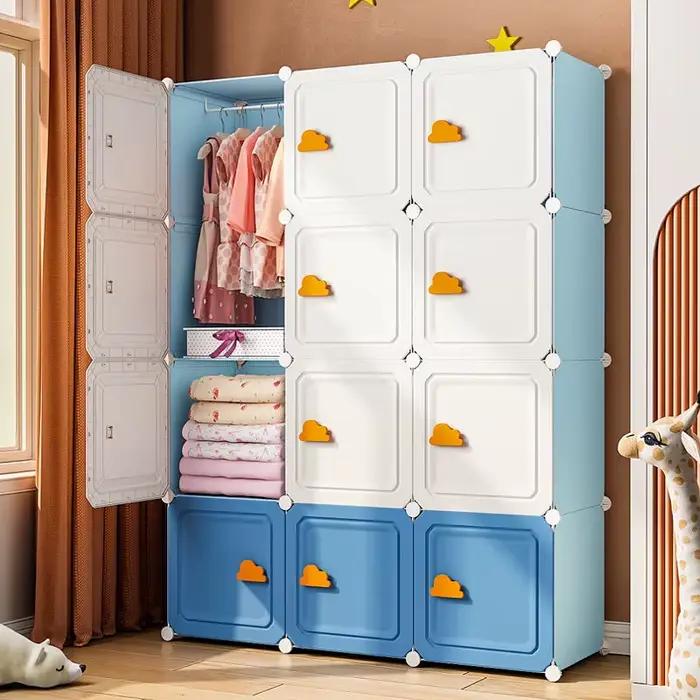 Armoires de rangement en plastique multicouches pliables