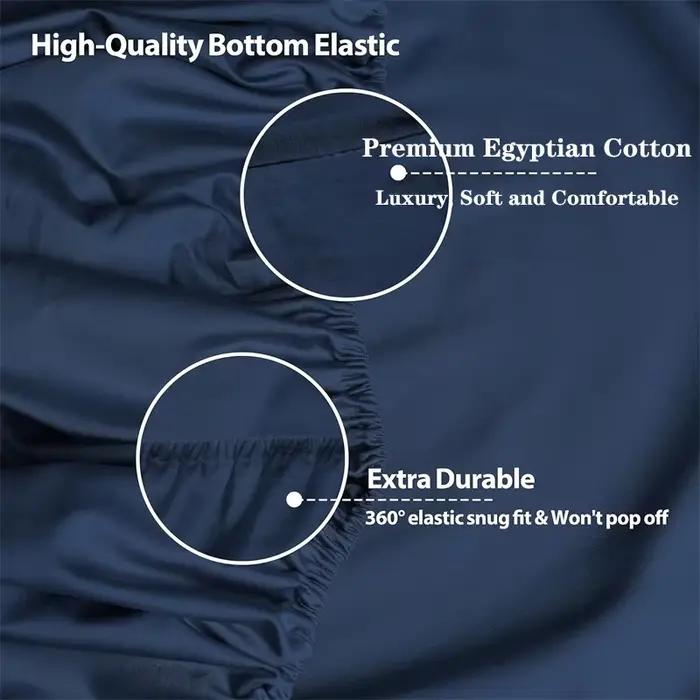 Draps de lit 100% coton égyptien