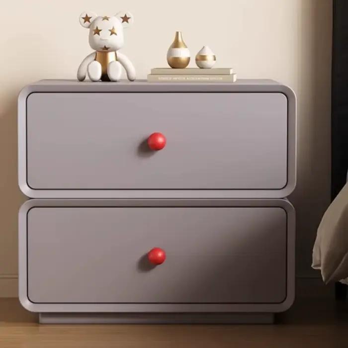 Table de chevet en bois massif pour chambre à coucher