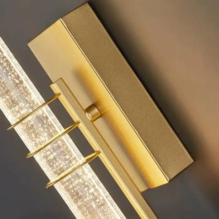 Lampes murales modernes en cristal à bulles, éclairage intérieur pour salon, chambre à coucher, bureau, appliques murales décoratives