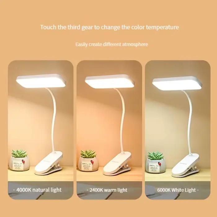 Lampe de bureau à clipser avec soin des yeux