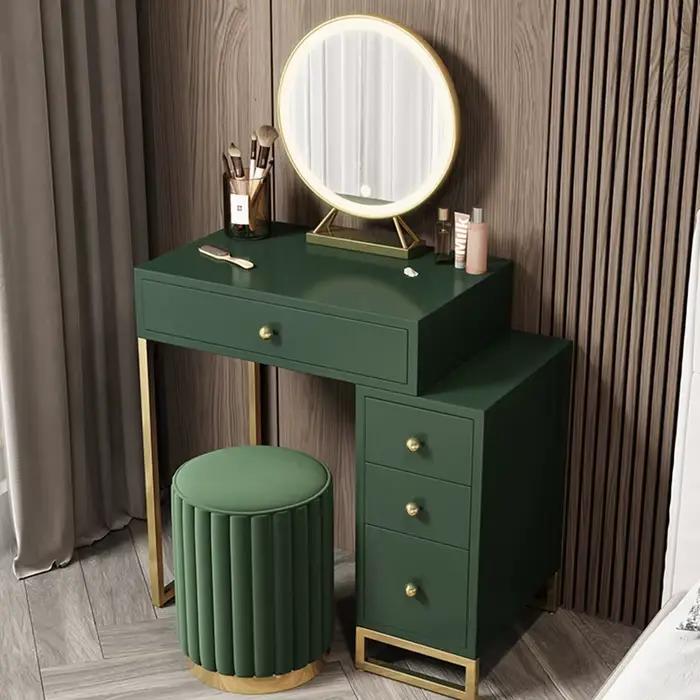 Coiffeuse Vintage verte