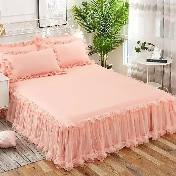 Jupe de lit princesse élégante