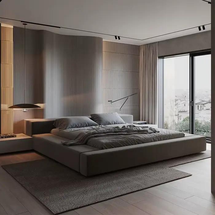 Lits confortables à la mode