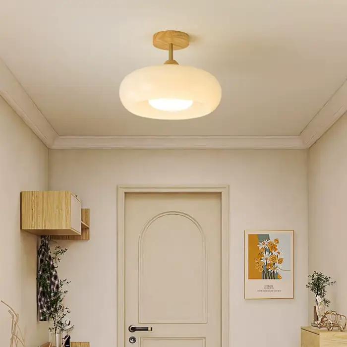 Plafonnier style crème pour balcon